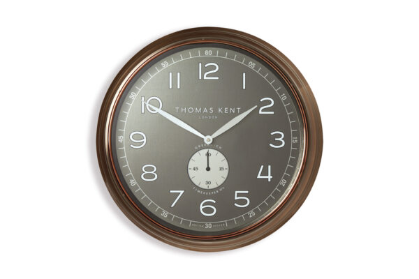 Wandklok Rond Zwart Timekeeper Cm