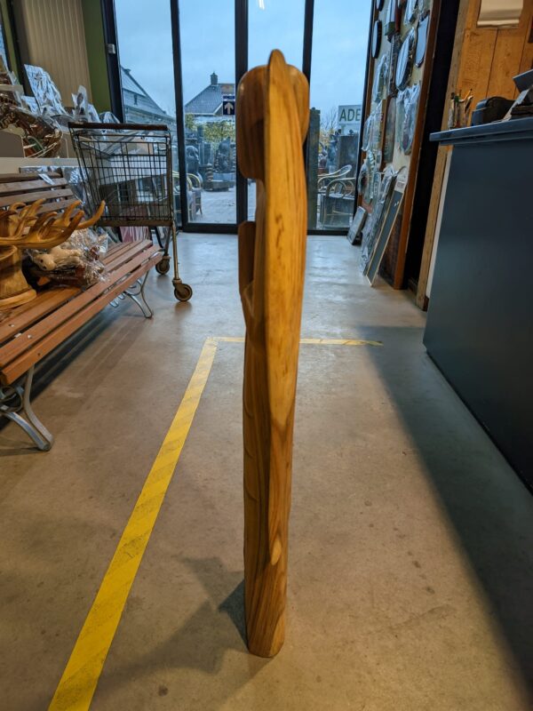 Beeld hout engel 100cm eliassen.nl 3