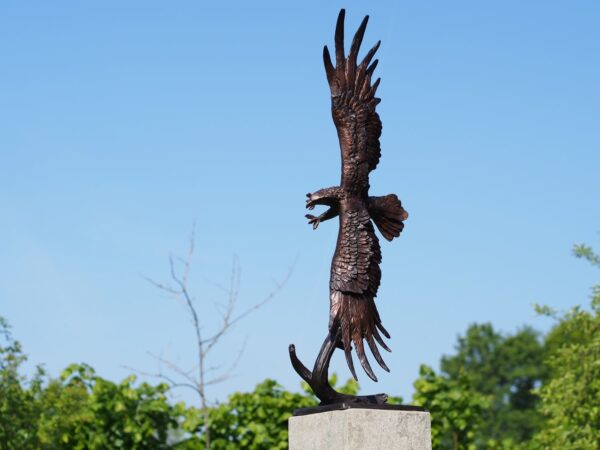 bronzen vliegende arend - eliassen.nl