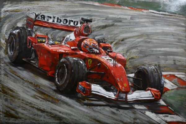 Eliassen Metalen 3d schilderij Ferrari Marlboro