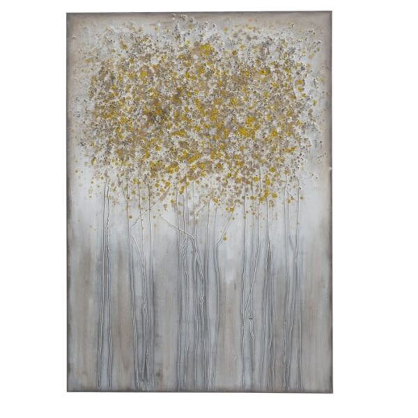 Eliassen Schilderij canvas Goud loof 70x100cm