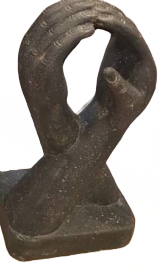 Eliassen Stenen beeld sculptuur Rodin Handen 50cm