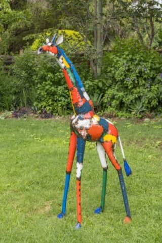 METAL COLORFUL 1.6  M GIRAFFE