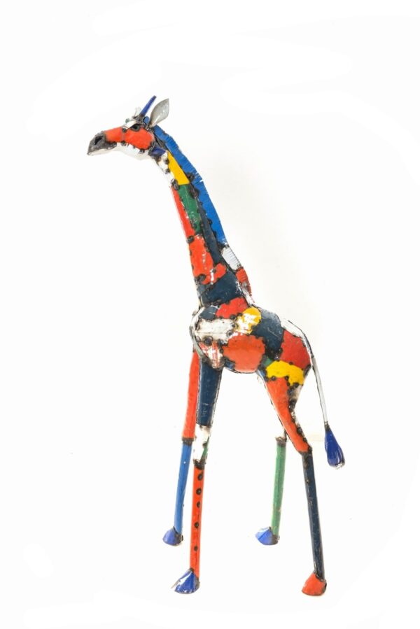 METAL COLORFUL 1.6 M GIRAFFE (2)