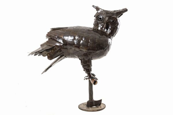 METAL NATURAL MEDIUM CROUCH OWL