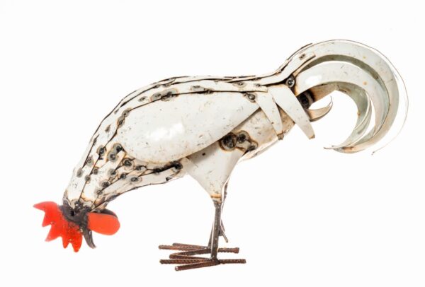 METAL WHITE ROOSTER (1)