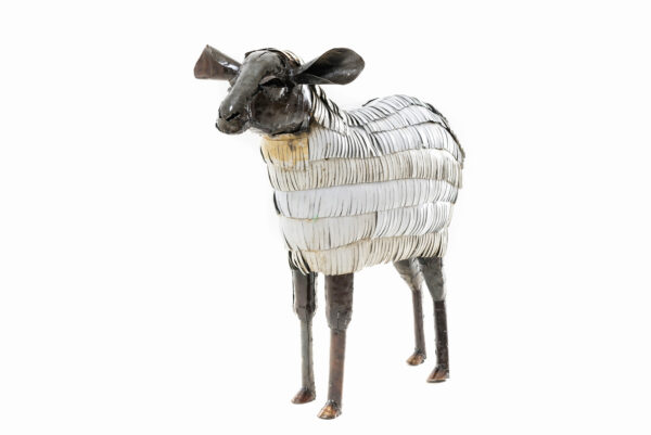 METAL XXL WHITE SHEEP