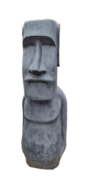 Moai beeld full body 150cm composiet eliassen.nl