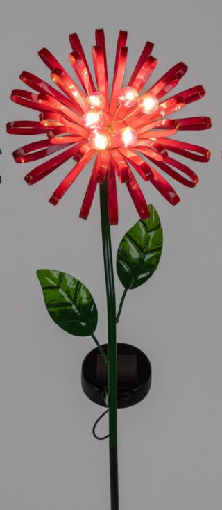 Tuinsteker lamp solar Anjer  rood  554765-rood