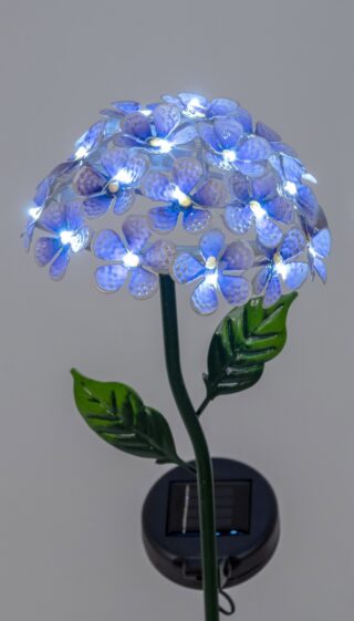 Tuinsteker lamp solar Hortensia  blauw 554789-blauw