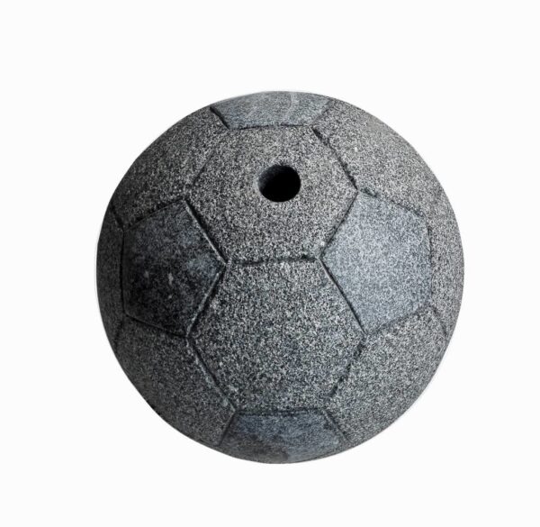 Waterbol antraciet Voetbal graniet 40cm | Eliassen.nl