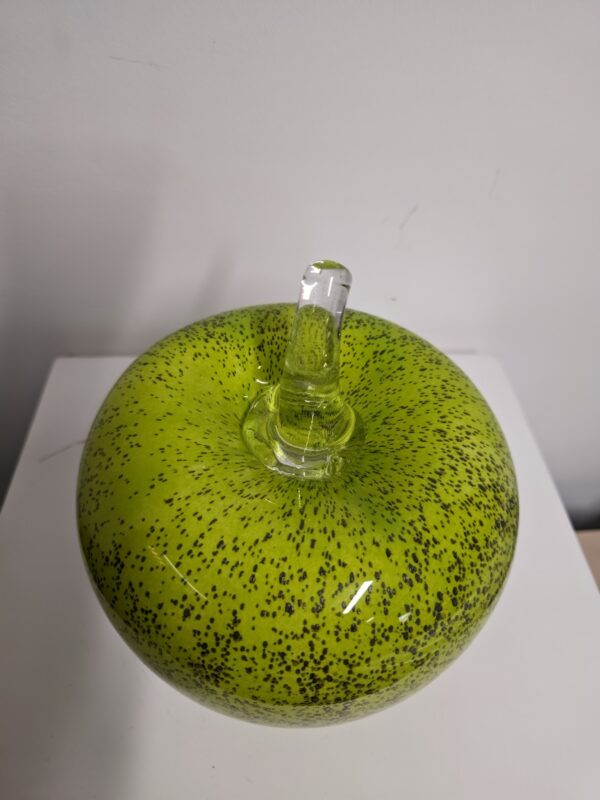 Glas beeld Appel groen 18cm eliassen.nl 2