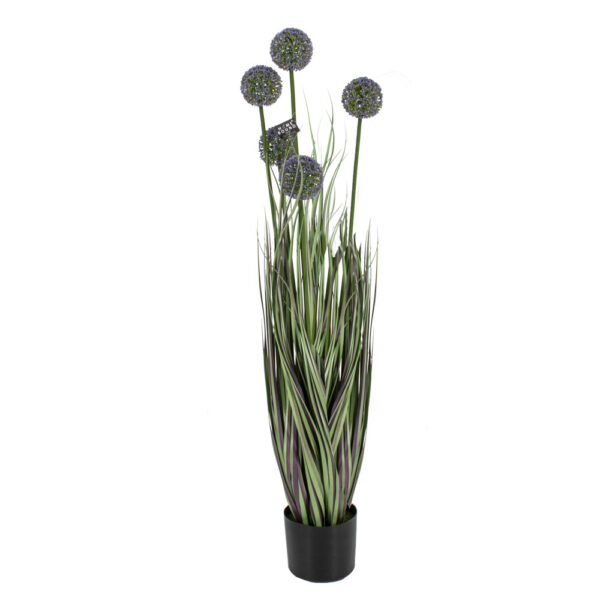 Kunstplant Gras Alliumbol blauw Eliassen.nl  rp2361