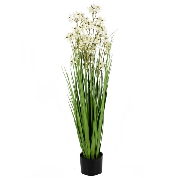 Kunstplant Gras Allium wit 110cm Eliassen.nl  rp2362