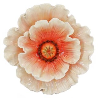 Muurbloem Papaver Perzik  kleur 31cm Eliassen.nl  BM3622