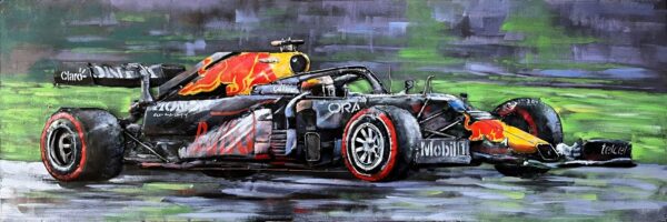 Schilderij red bull max verstappen eliassen.nl