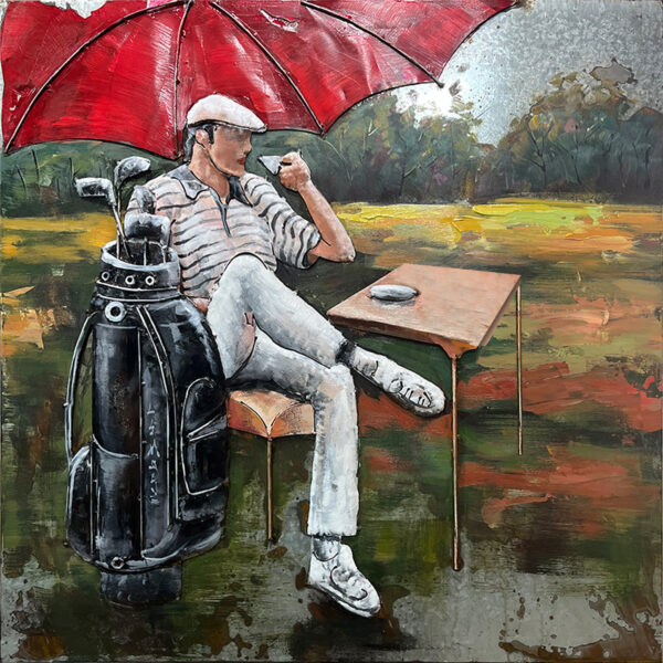 schilderij rust tijdens golf - Eliassen.nl