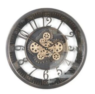 Tandwielklok Geneve Eliassen.nl G6132029- Clock Gear 46cm black