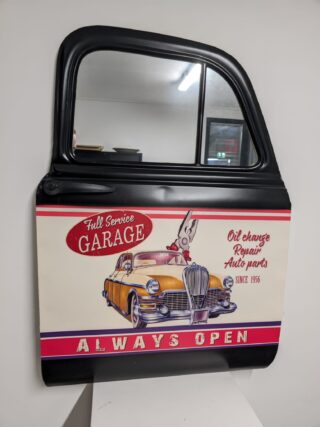 Wanddecoratie Vintage garagedeur Oldtimer 60x81cm eliassen.nl 4