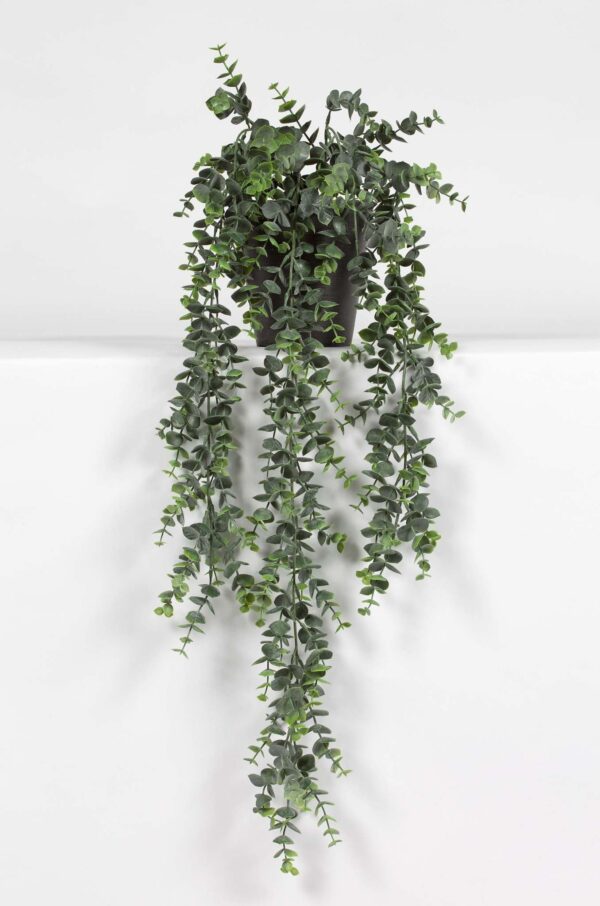 Kunst hangplant Eucalyptus grijs 70cm Eliassen.nl 06485p