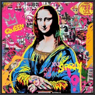 Popart schilderij mona lisa Eliassen.nl  fk9049